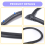 Front Right Door Weatherstrip Moulding Rubber Seal 8