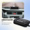 Car Solar Digital Clock with LCD Time Date In-Car 3