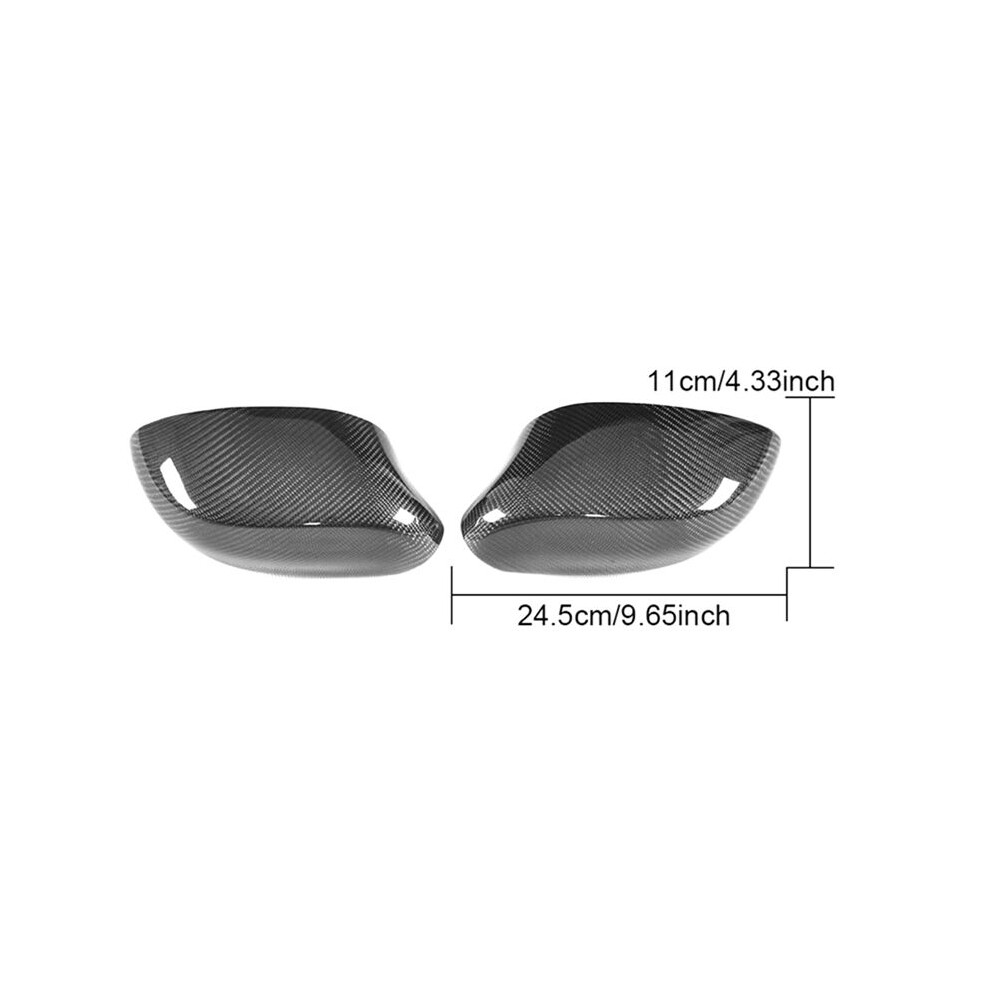 Car Carbon Fiber Rearview Side Wing Mirror Covers 4851649149362