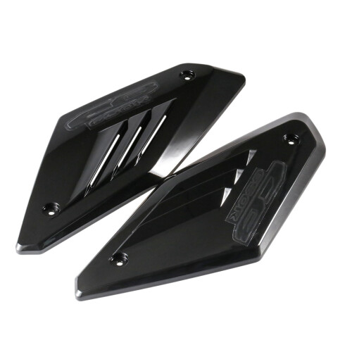 Gloss Black Motorcycle Frame Side Panel Guard Cove