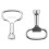 Key slot for bolt Triple-cornered Triangular metal 9