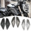 Gloss Black Motorcycle Frame Side Panel Guard Cove 7
