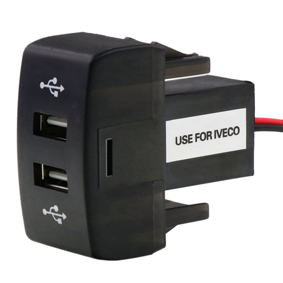 Car Dual Usb Charger 5V 2.1A Power Socket Accessor 4851649185476