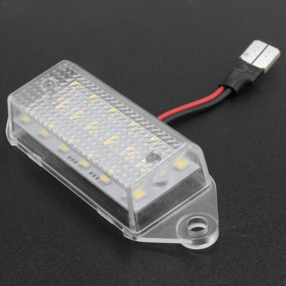 2Pcs Error Free Led Number Plate Bulbs 18Smd White 4851649194126