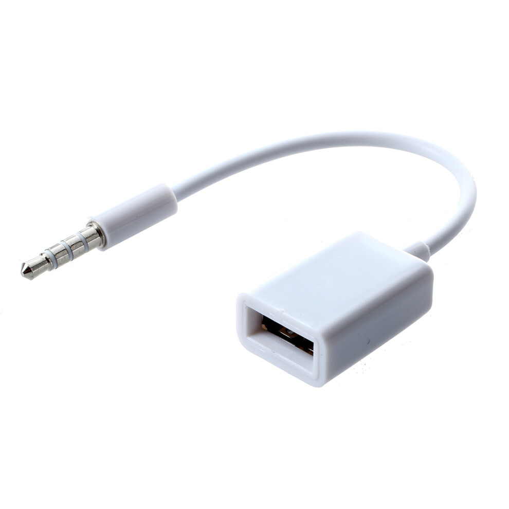 Car Mp3 3.5Mm Male Aux Audio Plug Jack To Usb 2.0 4851649188132