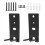 Steel Black Wall Mount Brackets Replacement for Om 4