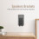 Steel Black Wall Mount Brackets Replacement for Om 5