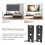 Steel Black Wall Mount Brackets Replacement for Om 7