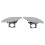 2Pcs Car Headlight Washer Jet Nozzle Cover Cap for 1