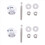 Long Push Button Quick Release Hood Pins Bonnet Lo 1