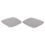 2Pcs Car Headlight Washer Jet Nozzle Cover Cap for 3