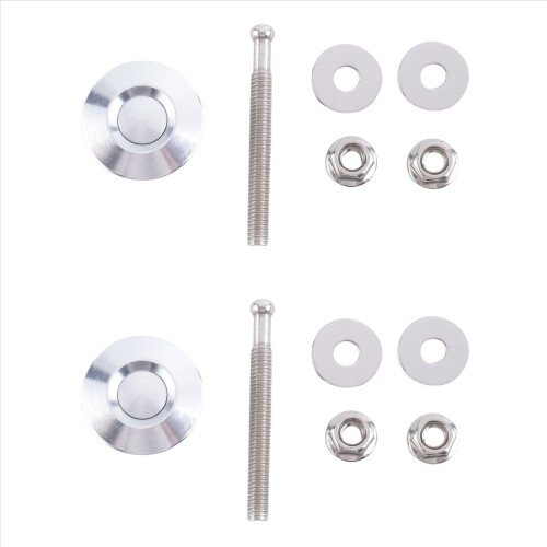 Long Push Button Quick Release Hood Pins Bonnet Lo 1