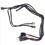 Motorcycles LED Fog Light Wiring Harness Wire for 3