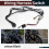Motorcycles LED Fog Light Wiring Harness Wire for 9