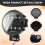 Round LED Work Light, 60W Flood Spot Combo Beam Li 10