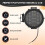 Round LED Work Light, 60W Flood Spot Combo Beam Li 7