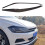 1Pair Front Headlight Eyelids Eyebrow Trim Sticker 7