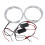 Car LED 80MM Aperture Rings White Light Angel Eyes 1