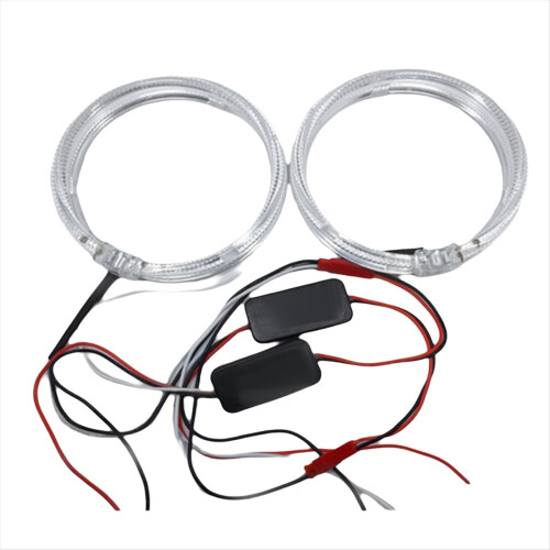Car LED 80MM Aperture Rings White Light Angel Eyes
