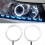 Car LED 80MM Aperture Rings White Light Angel Eyes 8