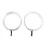 Car LED 80MM Aperture Rings White Light Angel Eyes 3