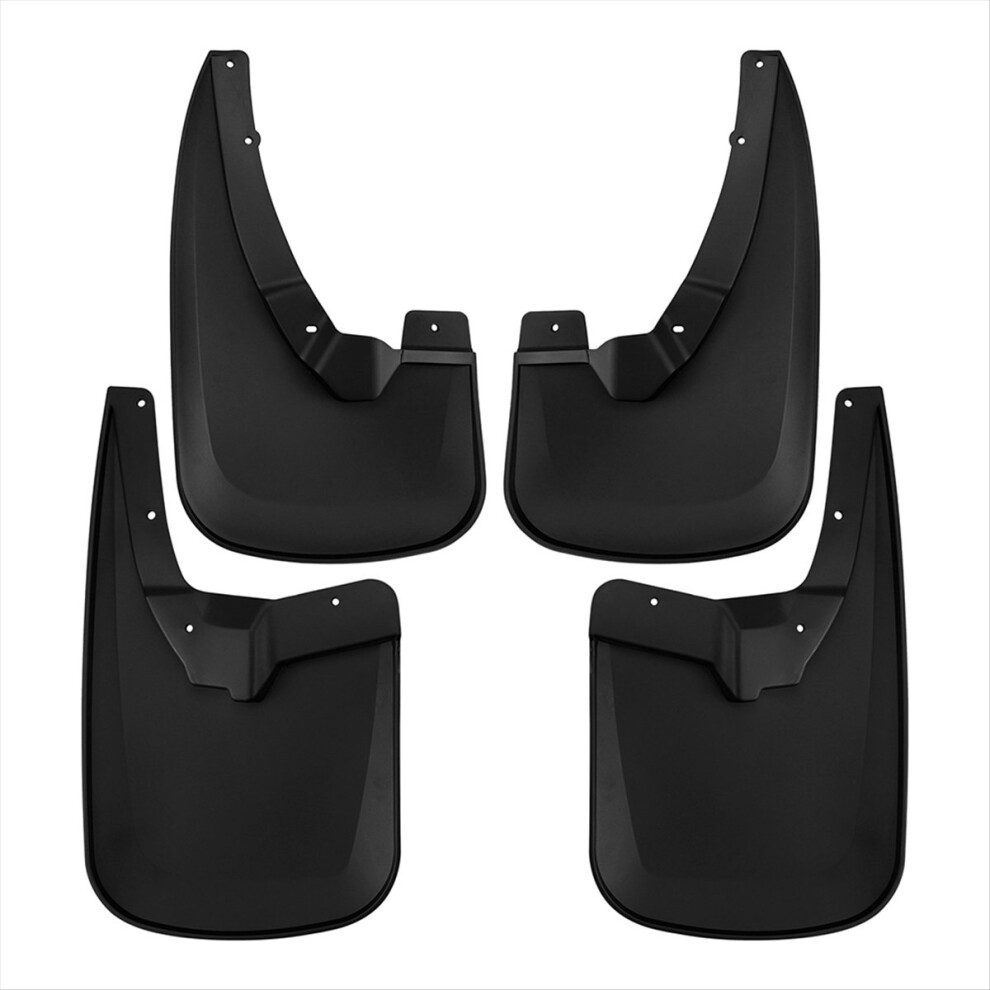 4Pcs Car Mud Flaps For Ram 1500/2500/3500 2010-201 Black 4852144343422
