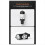 2Pcs H4 Led Headlight Bulbs Lens Plug&Play Dual 12 7