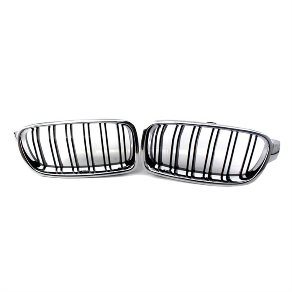 Front Kidney Grill Dual Slats Grille For 3 Series 4852144354220