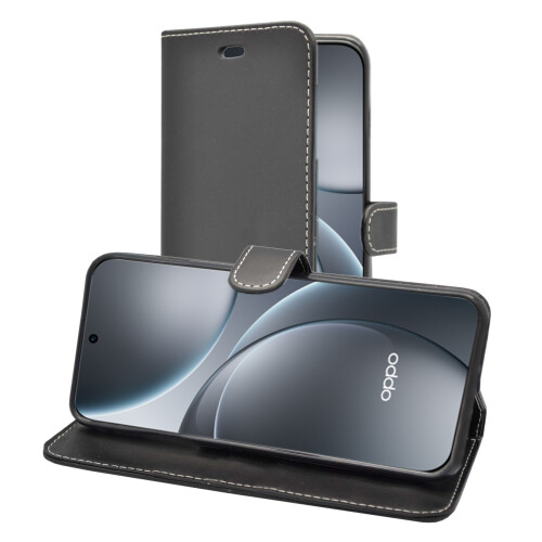 (Black) For OPPO Find X9 Pro Wallet Flip PU Leather Case 1