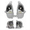 4pcs Front Headlight LED Moudle Kit for X3 G01 X4 1