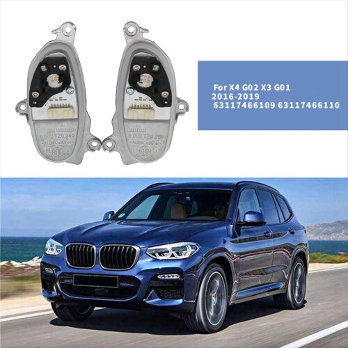 1Pair Front Headlight Turn Signal LED Moudle White 2