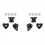 1Pair Front Headlight Bracket Repair Kits for 3 4 2
