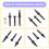 Exhaust Manifold Stud Bolt Nut Kit Hardware 650531 10