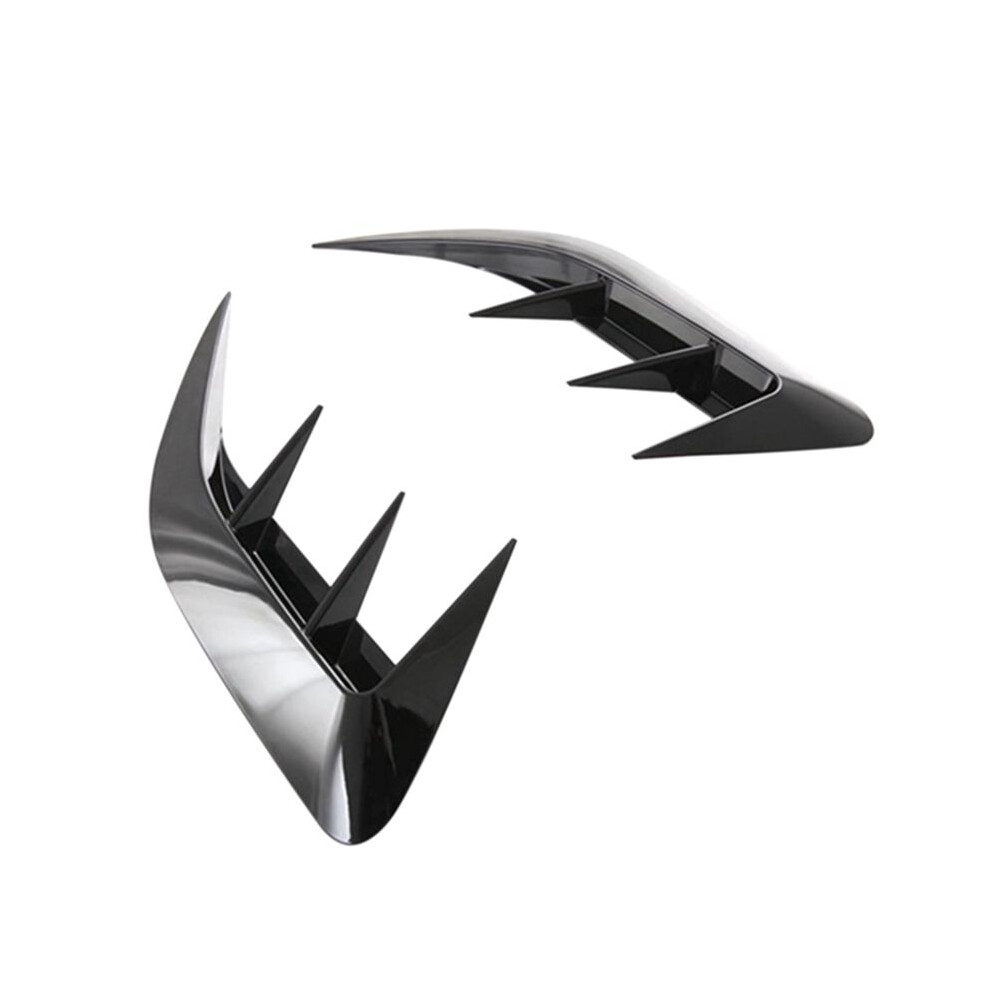 Glossy Rear Bumper Splitter Spoiler Canard A Black 4852144379926