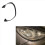 Right Front Headlight Rubber Seal Strip Trim 17343 10
