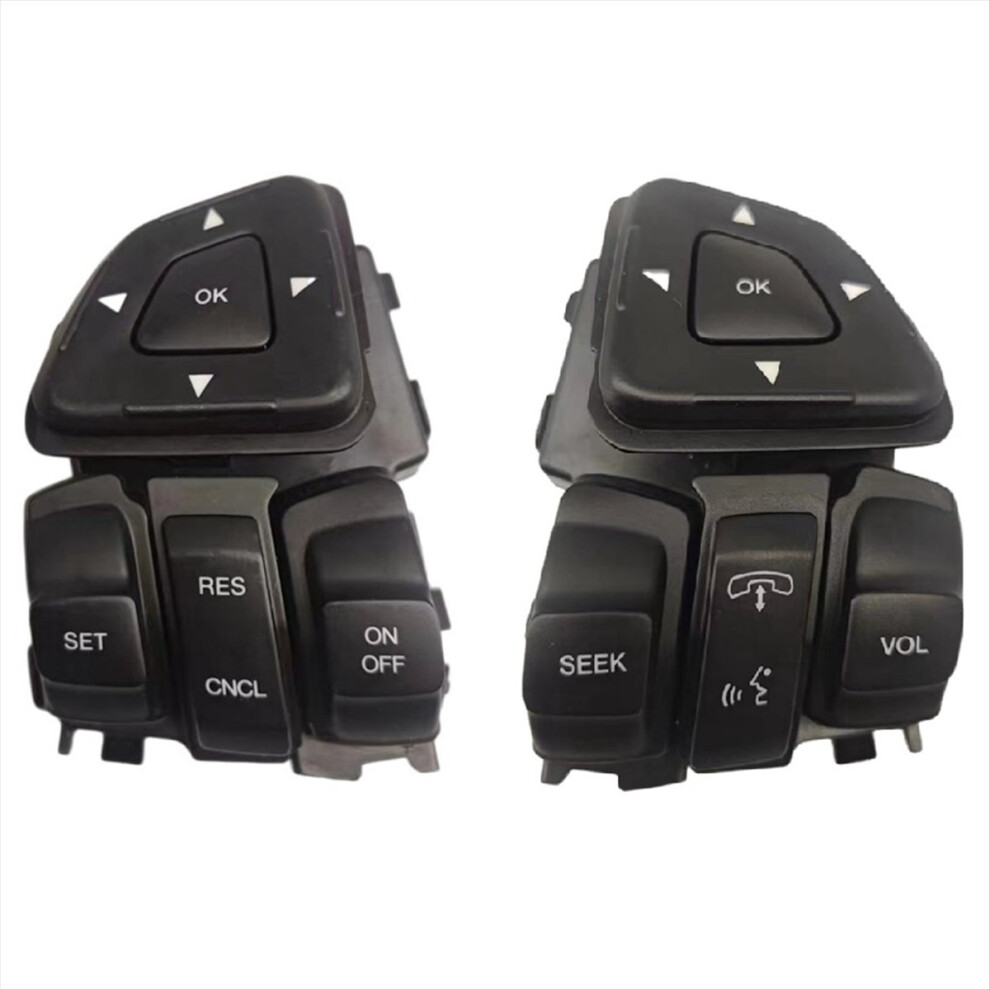 Car Multi-Function Media Steering Wheel Button Aud Black 4852707595473