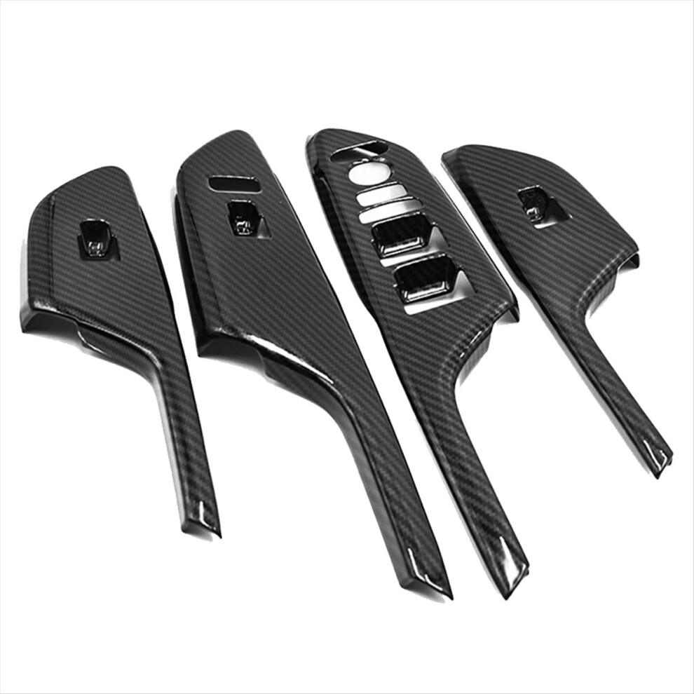 Carbon Fiber Interior Door Armrest Glass Button De 4852707502273
