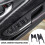 Carbon Fiber Interior Door Armrest Glass Button De 4