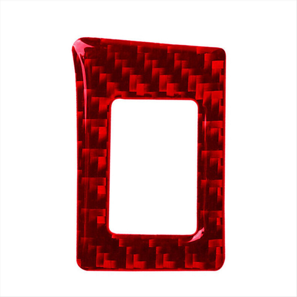 Abs Carbon Fiber Warning Button Cover Tr Red/Light 4852707503522