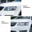 Car Front Headlight Cover Head Light Lamp Eyelid E 5