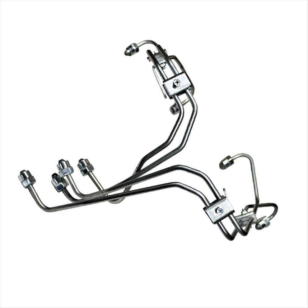 1Set Injector Lines With Line Clamps For 3.9L 4Bt 4852707541555