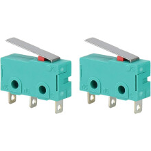 Interruptor de límite micro SPDT NO NC3, carga nominal 5A/250VAC para un amplio rango de aplicaciones, control mecánico, palanca de bisagra, alta