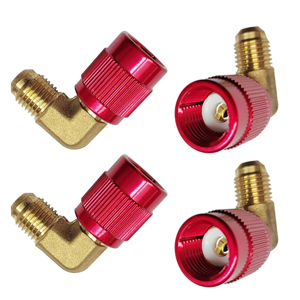 R410a Refrigerants Adapter Set 4Piece Brass Quickconnect Adapters For Air Conditioning Systems 9067246261283