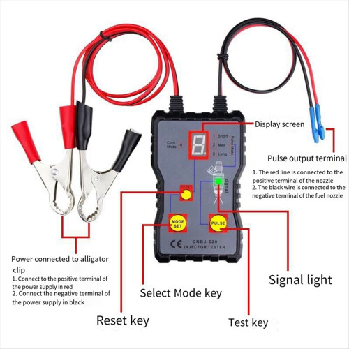 Injector Tester System Scan Tool Gasoline Automoti 2