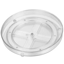 Organisator under vasken, genial 360 roterende dreieskive for optimal oppbevaring, tydelig design for rask plassering av gjenstander, solid