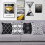 Boho Decor: Κομψό γκρι ύφασμα με ρετρό μαξιλάρι και κρυφό φερμουάρ για αισθητική, η 2