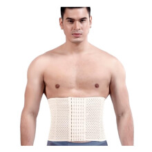 Tummy Control Abdomen Shaper 3XL Beige Beer Belly Slimmer Compression Stomach Wraps Workout Band