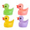 Assorted Miniature Duck Ornaments 100 Pieces Multi Colored Resin 5