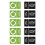Environment Friendly Recycling Symbol Stickers for Bins 1
