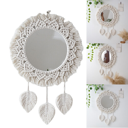 Mirrorr Decorative Large  Macrames Round Mirrorr Living Room 1
